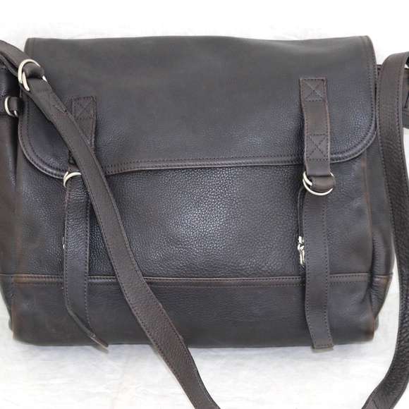 J. Crew Other - J CREW Leather X L messenger cross body bag